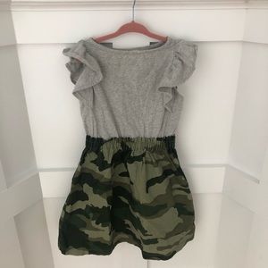 JCrew girls camo dress